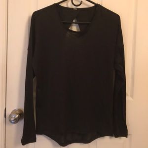 Black Lululemon silverescent long sleeve top 6
